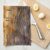 Banken van de Seine door Vincent van Gogh Theedoek (Quarter Fold)