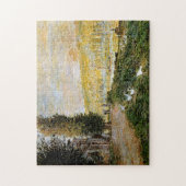 Banken van de Seine, Lavacourt Monet Fine Art Legpuzzel (Verticaal)