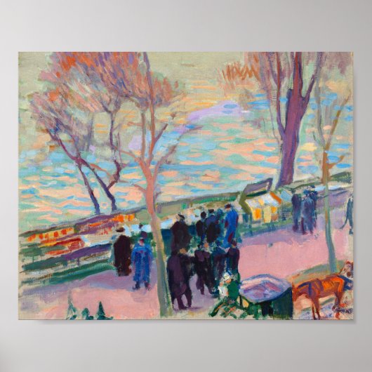 Banken van de Seine | Magnus Enckell Poster (Voorkant)