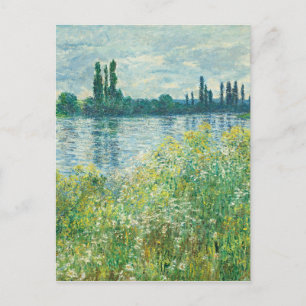 Banken van de Seine River van Monet Briefkaart