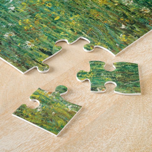 Banken van de Seine River van Monet Legpuzzel (Zijkant)