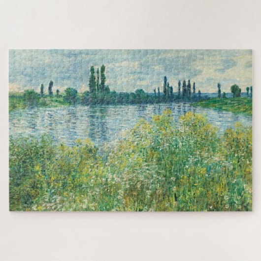 Banken van de Seine River van Monet Legpuzzel (Horizontaal)