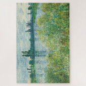 Banken van de Seine River van Monet Legpuzzel (Verticaal)