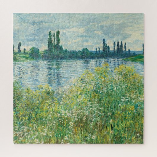 Banken van de Seine River van Monet Legpuzzel (Verticaal)