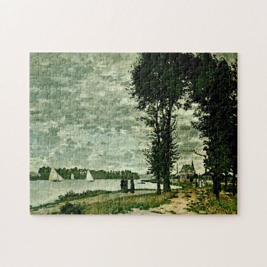 Banken van Seine Argenteuil Monet Fine Art Legpuzzel (Horizontaal)