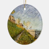 Banken van Seine, Pont de Clichy, door Vincent van Keramisch Ornament (Links)