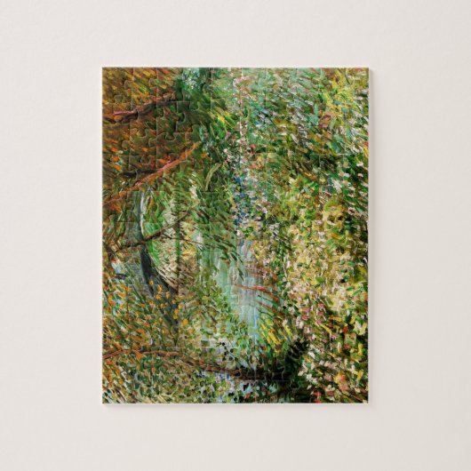 Banken van Seine, Pont de Clichy, door Vincent van Legpuzzel (Verticaal)