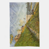 Banken van Seine, Pont de Clichy, door Vincent van Theedoek (Verticaal)