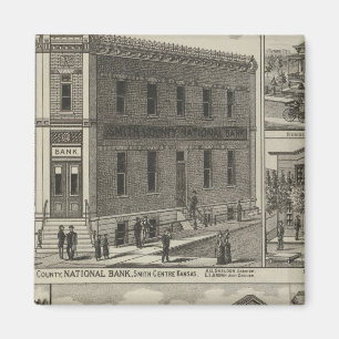 Banken, Verblijf, Hull House, Smith Center, Kansas Magneet