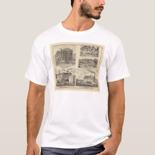 Banken, vestigingen en brouwerijen in Shawneetown T-shirt