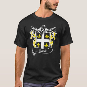 Banken Wapenmunt Achternaam Familiekust T-shirt