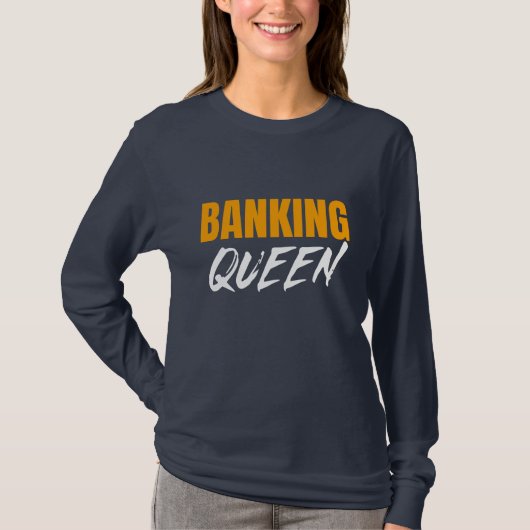 BANKENKONINGIN T-SHIRT (Voorkant)