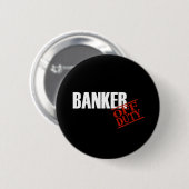 Banker Dark Ronde Button 5,7 Cm (Voorkant /achterkant)