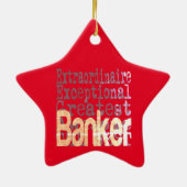 Banker Extraordinaire Keramisch Ornament (Achterkant)