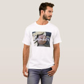 Banker in Dirty Blue T-shirt (Voorkant volledig)