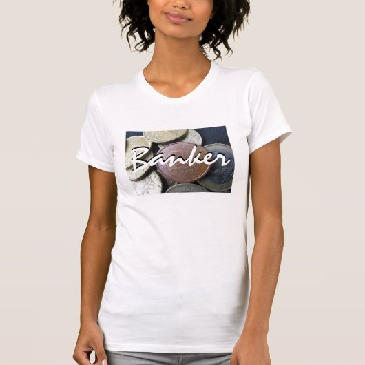 Banker in wit t-shirt (Voorkant)