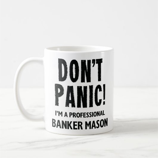Banker Mason Coffee Mok Gift (Links)
