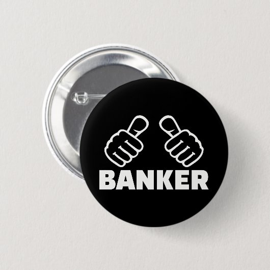 Banker Ronde Button 5,7 Cm (Voorkant /achterkant)