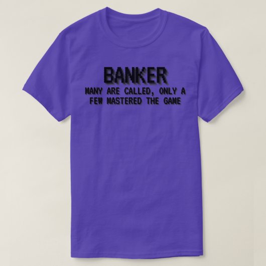 Banker velen worden slechts een klein beetje in de t-shirt (Design voorkant)