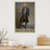 Bankers Have A Message For You - Political Poster (Keuken)