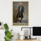 Bankers Have A Message For You - Political Poster (Thuiskantoor)