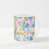 Bankertasse mit Geldscheinen Matglas Koffiemok (Voorkant rechts)