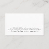 Banket Catering | Culinair Visitekaartje (Achterkant)