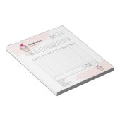 Banket Cupcake Bakkerij Bestelformulier Factuur No Notitieblok (Schuin)