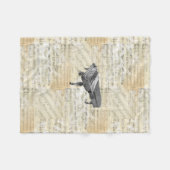  banket met Piano-vel voor muziek Fleece Deken (Voorkant (Horizontaal))