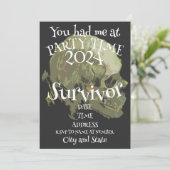 Banket Thee Tuin Verrassingsfeestblok 2024 Kaart (Staand voorkant)