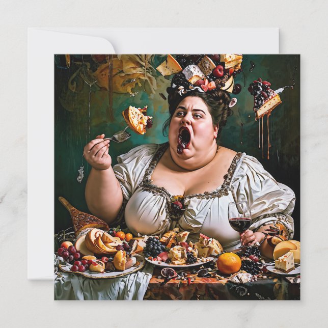 "Banket van Chaos" Surrealistisch Kleurrijk Kunstw (Voorkant)