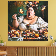 "Banket van Chaos" Surrealistisch Kleurrijk Kunstw