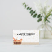 banketbakker | broodmand visitekaartje (Staand voorkant)