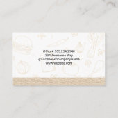 banketbakker | broodmand visitekaartje (Achterkant)