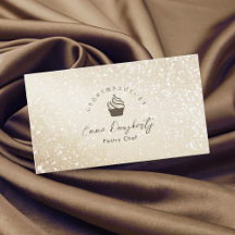 Banketbakker Goud Glitter Minimalistische Cupcake