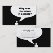 banketbakker visitekaartje (Voorkant / Achterkant)