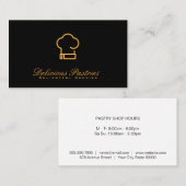 banketbakker | winkeleigenaar visitekaartje (Voorkant / Achterkant)