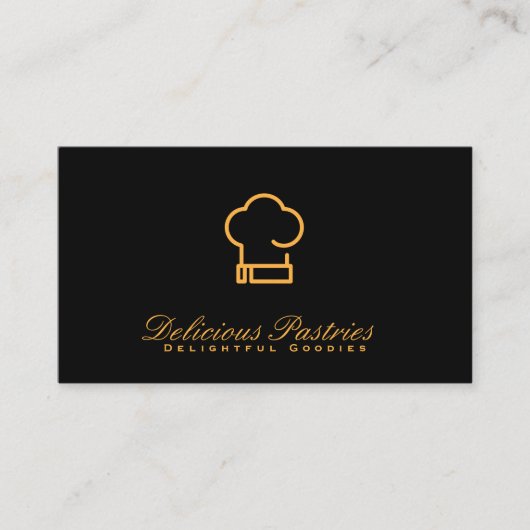 banketbakker | winkeleigenaar visitekaartje (Voorkant)