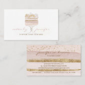 banketbakkerij banketbakkerij, bedrukt visitekaartje (Voorkant / Achterkant)