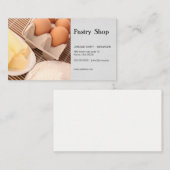 banketbakkerij | Chef-kok | Restaurant eigenaar Visitekaartje (Voorkant / Achterkant)