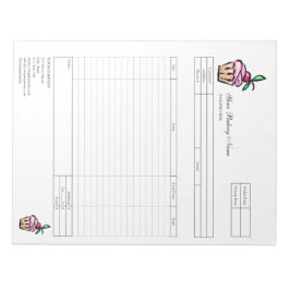 Banketbakkerij Cupcake Bestelformulier Factuur  Notitieblok