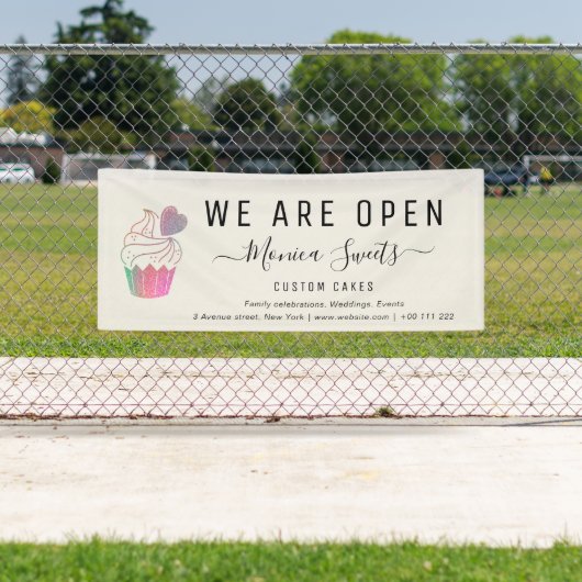 banketbakkersbanner voor bakkerijen en bakkerijen spandoek (Insitu)