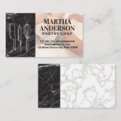 banketbakkersgereedschap | Bakingrediënten Visitekaartje (Voorkant / Achterkant)