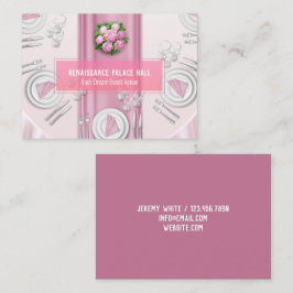 Banketzaal Catering Visitekaartje