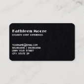 Banketzaal Premium Visitekaartje (Achterkant)