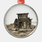  bankgebouw metalen ornament (Voorkant)