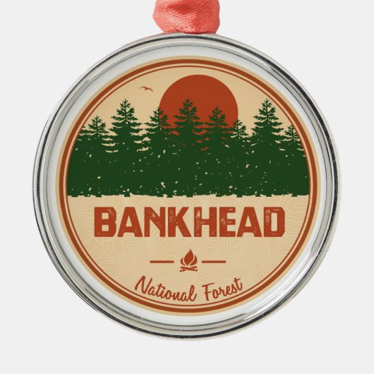 Bankhead National Forest Metalen Ornament (Voorkant)