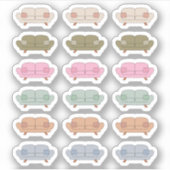 Bankhulp Afspraak Luie Ontspanning Dag Planner Sticker (Voorkant)
