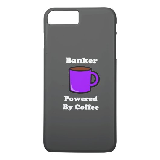 "Bankier" Aangedreven door koffie Case-Mate iPhone Case (Achterkant)