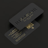 Bankier makelaar onroerend goed hypotheek grijs mo visitekaartje